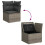 VidaXL vidaXL Gartensofa-set 9 stk. Schwarz Poly Rattan 12