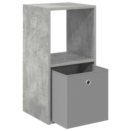 VidaXL vidaXL Bedside Table Concrete Grey 35 x 32 x 68.5 cm Engineered Wood 2