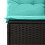 VidaXL vidaXL Gartensofa-set 9 stk. Schwarz Poly-Rattan 8