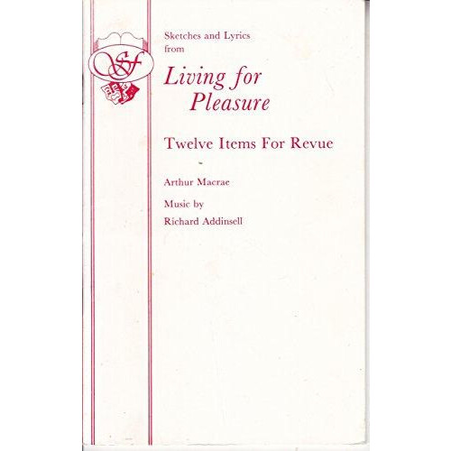Living For Pleasure by Arthur Macrae Paperback Book