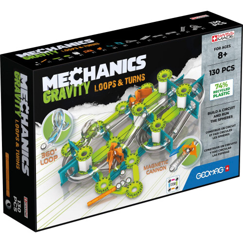 Geomag Mechanics Gravity Loops&Turns 130 Stk 1