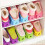 (Yellow)Space Saving Plastic Shoe Stand Dual Levels Adjustable Features Bedroom Use 2