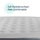 airzzZ SlumberPlus Single Air Bed Grey 4