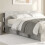 VidaXL vidaXL Headboard Cabinet with Storage Concrete Grey Engineered Wood 5