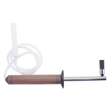 Coffee Machine Steam Cleaning Brush Nylon Anti-Scald Wood Handle Cleaning Brush Coffee Machine Cleaning Tool