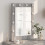 VidaXL vidaXL Vanity Mirror Rectangular Grey Sonoma 70 x 50 x 18 cm 1