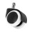 50mm Roues de roulette de chaise de bureau - Ensemble de 5 - noir et blanc 10