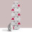 GEEZY GEEZY Ironing Board Cover Red Hearts Elasticated Easy Fit Heat Reflective 122x38cm 2