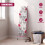 GEEZY GEEZY Ironing Board Cover Red Hearts Elasticated Easy Fit Heat Reflective 122x38cm 4