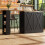 Swivel Sideboard with Shelves – Black Finish 5