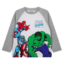 (3-4 Years, Multicoloured) Avengers Childrens/Kids Raglan Long-Sleeved T-Shirt