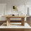 (160-200) Extendable Oak Dining Table 160-200x90cm, 6-8 Seats 1