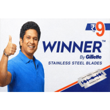 100 Gillette Winner Stainless Rasierklingen Double Edge