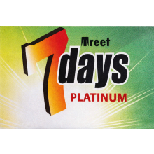 100 Lames de Rasoir Treet 7 Days Platinum Double Tranchant