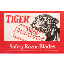 100 Tiger Double Edge Razor Blades