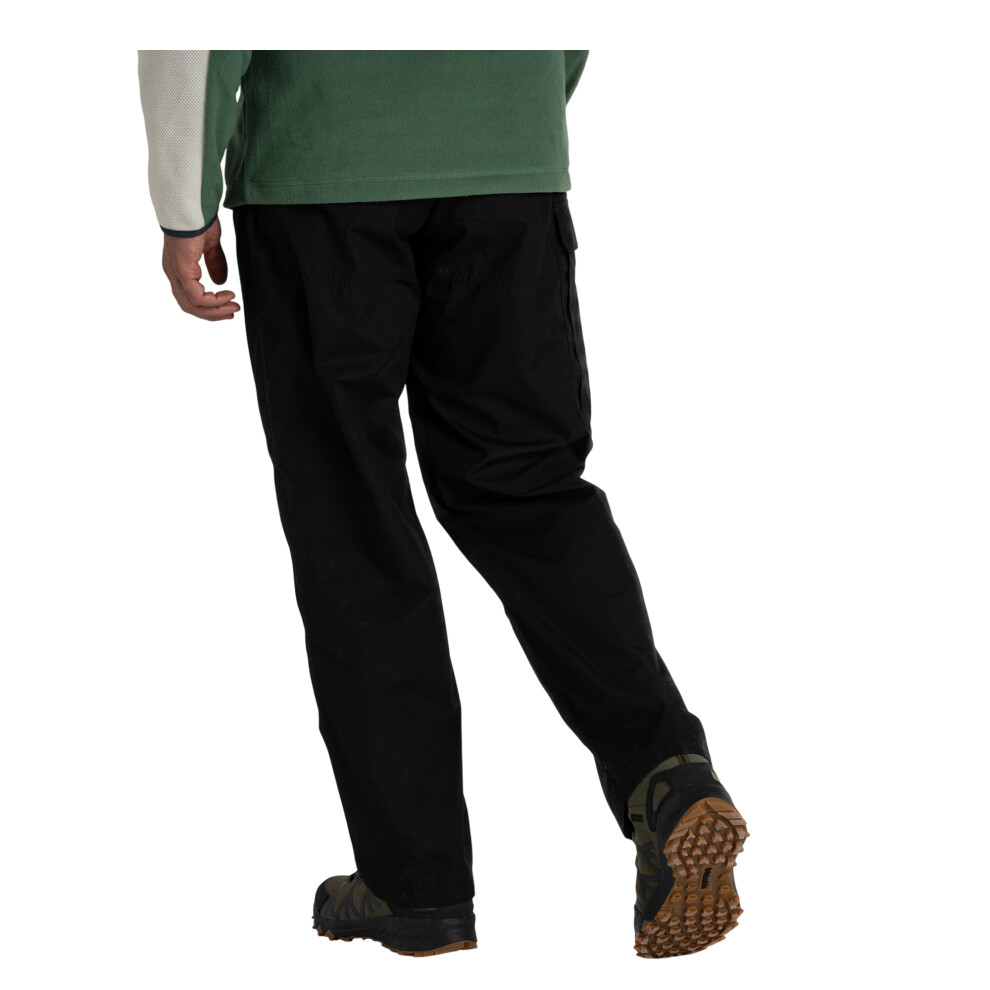 Craghoppers (42L, Black) Mens Kiwi Classic Trousers