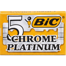 100 BIC Chrome Platinum Double Edge Razor Blades
