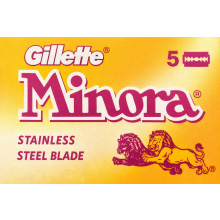 100 Gillette Minora Stainless Rasierklingen Double Edge