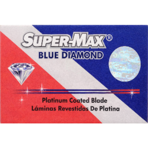 100 Super-Max Blue Diamond Double Edge Razor Blades