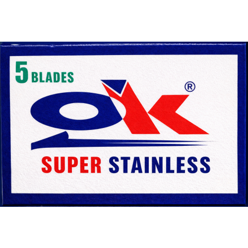 100 Lames de Rasoir Ok Super Stainless Double Tranchant