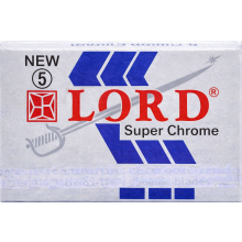 100 Lames de Rasoir Lord Super Chrome Double Tranchant