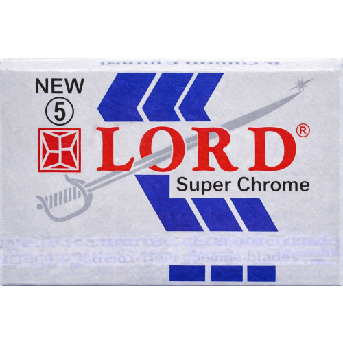 100 Lames de Rasoir Lord Super Chrome Double Tranchant