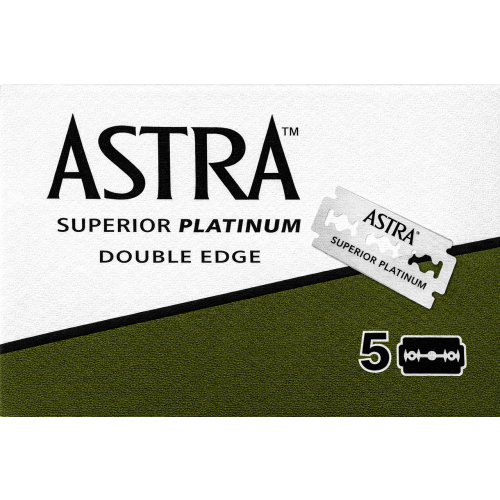 Gillette 1000 Ξυραφάκια Astra Superior Platinum (Made in Russia) Διπλής Κόψης - Οικονομική Συσκευασία