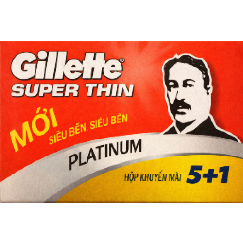 Gillette 1000 Ξυραφάκια Gillette Platinum NEW (50-blade boxes) Διπλής Κόψης - Οικονομική Συσκευασία