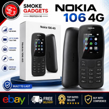 Nokia 106 4G - Black (Unlocked) Mobile Phone button phone burner phone