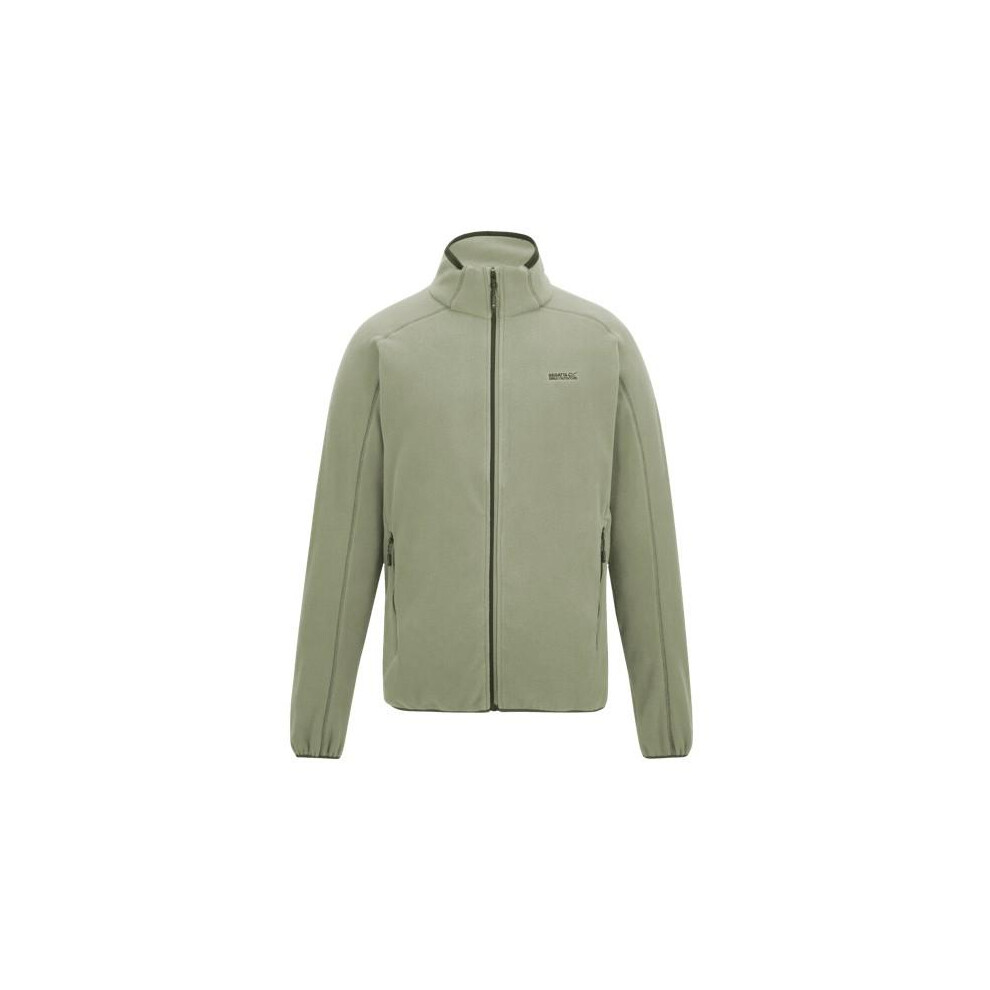 Regatta (Xl, Light Sage) Mens Hadfield Full Zip Fleece Jacket