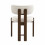 (Walnut, Boucle) 6 Solid Wood Dining Chairs - Walnut Boucle 12