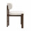 (Walnut, Boucle) 6 Solid Wood Dining Chairs - Walnut Boucle 11