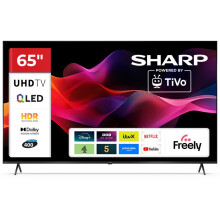 SHARP 65 Inch QLED TV 4K UHD TiVo Frameless Smart TV 65HM5245K 3 HDMI Inputs