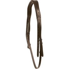 (Cob, Brown) Collegiate Leather Mono Crown Headpiece