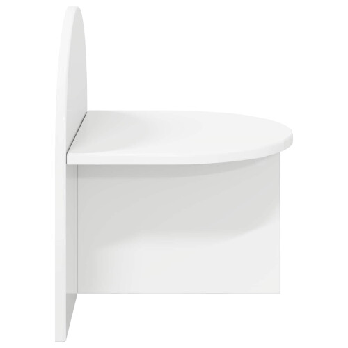 VidaXL vidaXL Bedside Table High Gloss White 40 x 35.5 x 45.5 cm 2