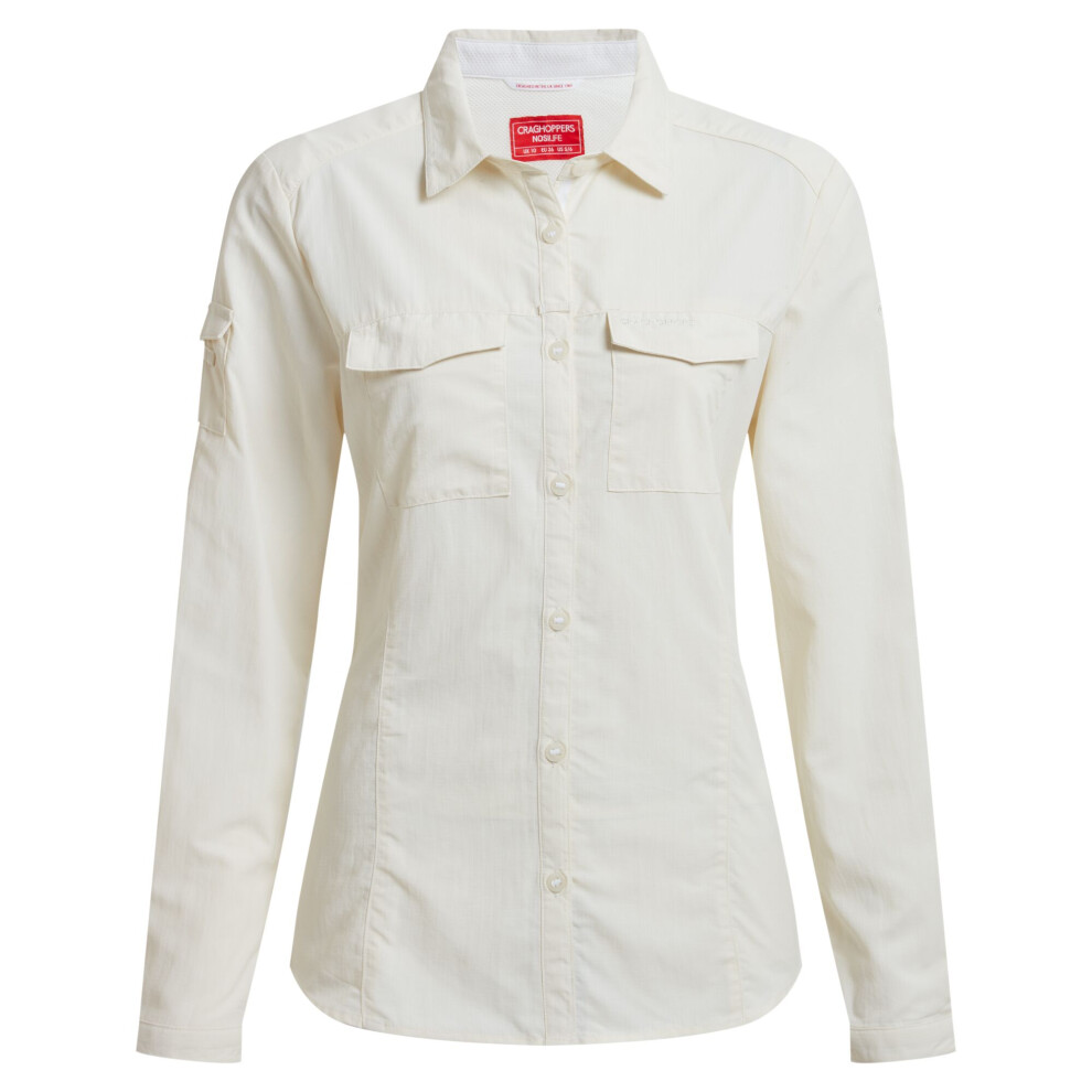 Craghoppers (20 Uk, Sea Salt) Womens/Ladies Adventure Iii Nosilife Long-Sleeved Shirt