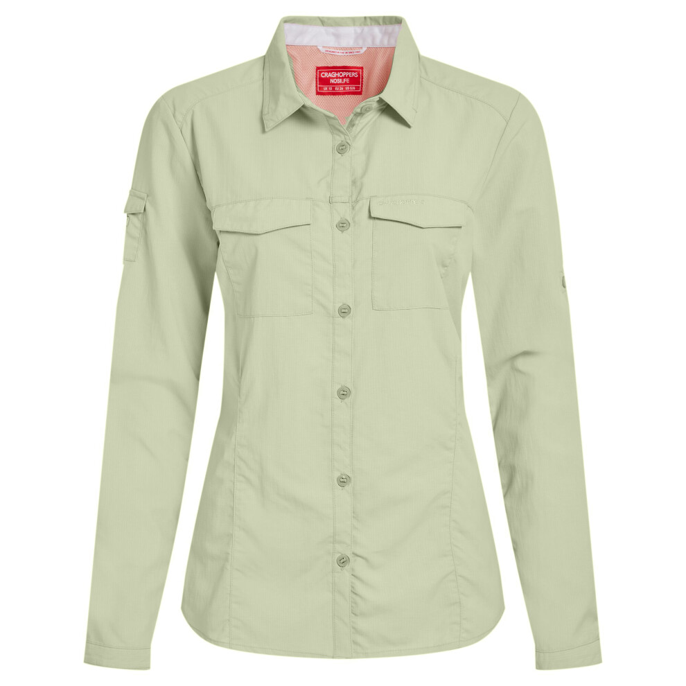 Joom Craghoppers Women's Bud Green / Adventure Iii Nosilife Long-Sleeved Shirt Cm - Image 3
