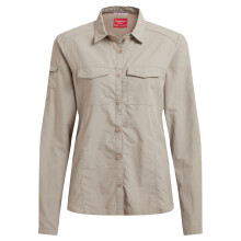 (20 UK, Soft Mushroom) Craghoppers Womens/Ladies Adventure III Nosilife Long-Sleeved Shirt
