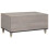 VidaXL vidaXL Coffee Table Grey 80 x 50 x 40 cm Solid Mango Wood 2