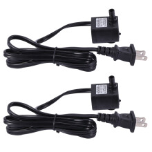 2X AC 110V 3W Submersible Water Pump Aquarium Fountain Air Fish Tank Pond Water Pump US Plug 110V