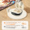 Mini Sleep Wireless Earbuds Bluetooth 5.4 In Ear Headphones with Noise Cancelling Mic LED Display Touch Control for iPhone Android 6