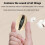 Mini Sleep Wireless Earbuds Bluetooth 5.4 In Ear Headphones with Noise Cancelling Mic LED Display Touch Control for iPhone Android 4