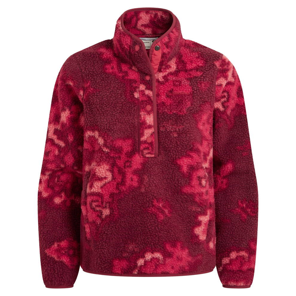 Craghoppers (8 Uk, Red) Womens/Ladies National Trust Rosemary Ii Amarylis Overhead Fleece Jacket