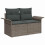 VidaXL vidaXL Gartensofa-set 9 stk. Schwarz Poly Rattan 7