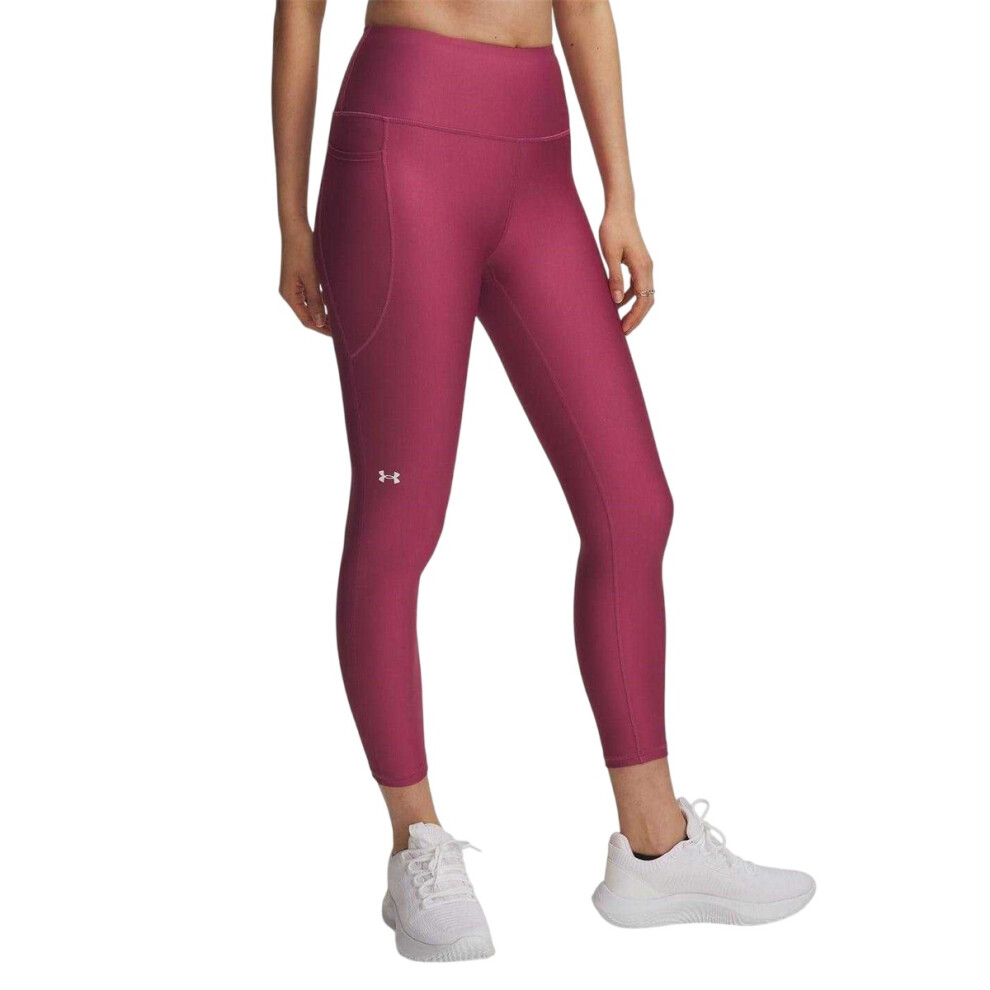 Under Armour (14 Uk, Fuchsia) Womens/Ladies Heatgear Leggings