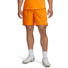 (M S, Orange) Under Armour Mens Challenger Pro 2 in 1 Shorts