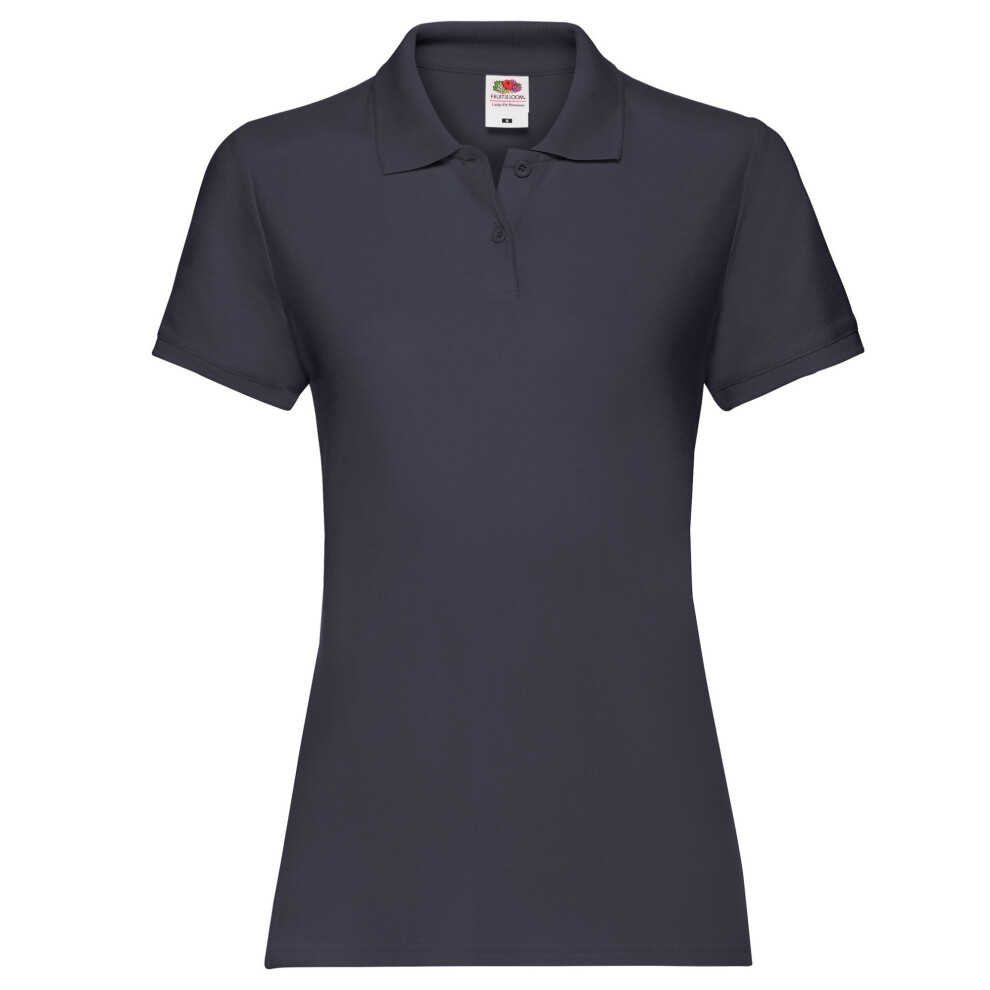 Fruit Of The Loom (Xs, Deep Navy) Womens/Ladies Premium Polo Shirt