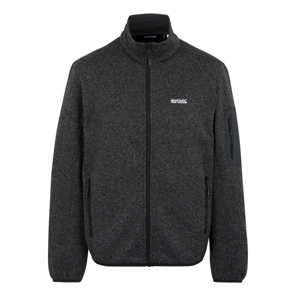 Regatta (Xl, Ash) Mens Newhill Marl Full Zip Fleece Jacket