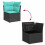 VidaXL vidaXL Gartensofa-set 9 stk. Schwarz Poly-Rattan 11