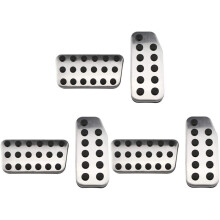 6x Protection de PéDale D'Accélérateur D'Embrayage de Frein à Gaz pour CITY 2013-2020 Vezel HRV HR-V 2015-2020(AT)